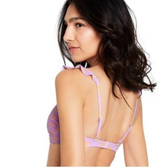 Stoney Clover Lane x Target NWOT Women’s Flutter Strap Heart Bikini Top Size S - Picture 3 of 10